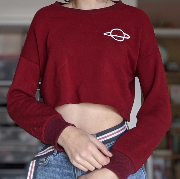 Cropped planet sweater - Picture 2 of 3